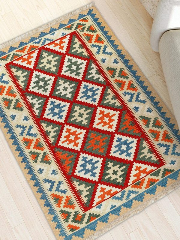 Plant-dyed rugs
